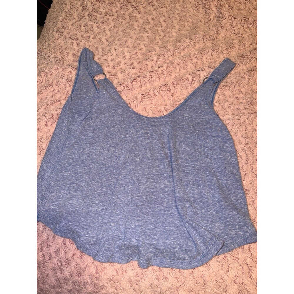 We The Free cropped cobalt blue tank women's top Size Small Free People